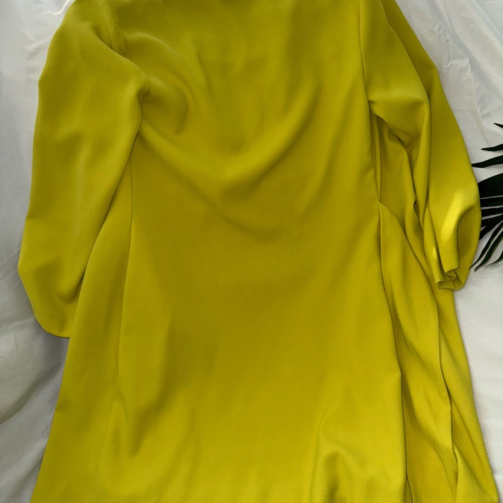 Vibrant Yellow Wrap Dress - Small - Picture 11 of 13